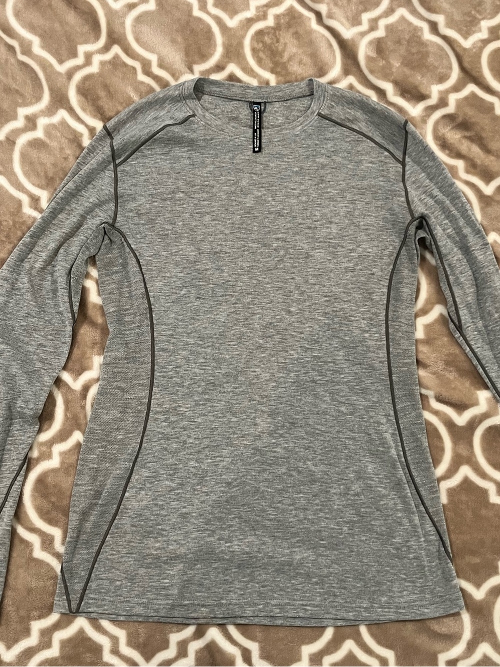 Kuhl Light Gray Long-Sleeve Women's Performance Top